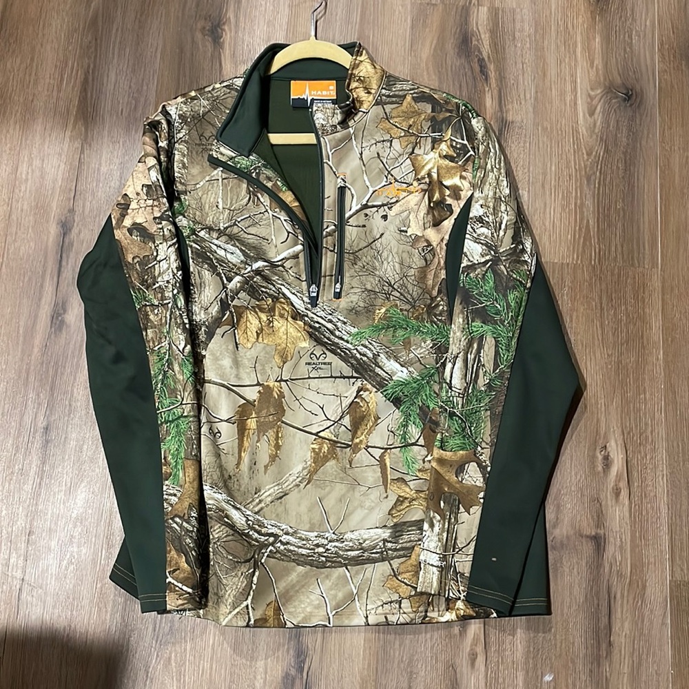 Habit pullover 1/4 zip realtree XTRA Camo